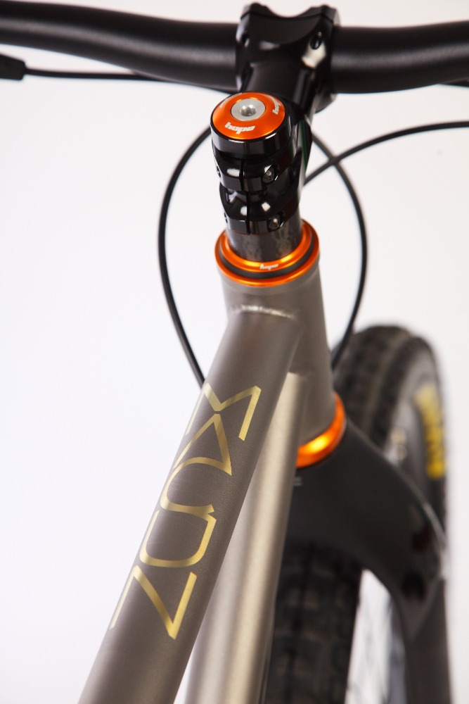 650b Hardtail gesandstrahlt goldener Anodisierung Hope Thomson 3T